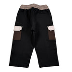 Duepuntozero Pantalone tinta unita con Tasche In Contrasto Nero per Bambino PTBTASCJ NERO DUEPUNTOZERO 