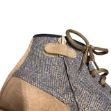 Eleventy Stivale Bicolore con Lacci Beige per Bambino 4R0O16 BEIGE ELEVENTY 
