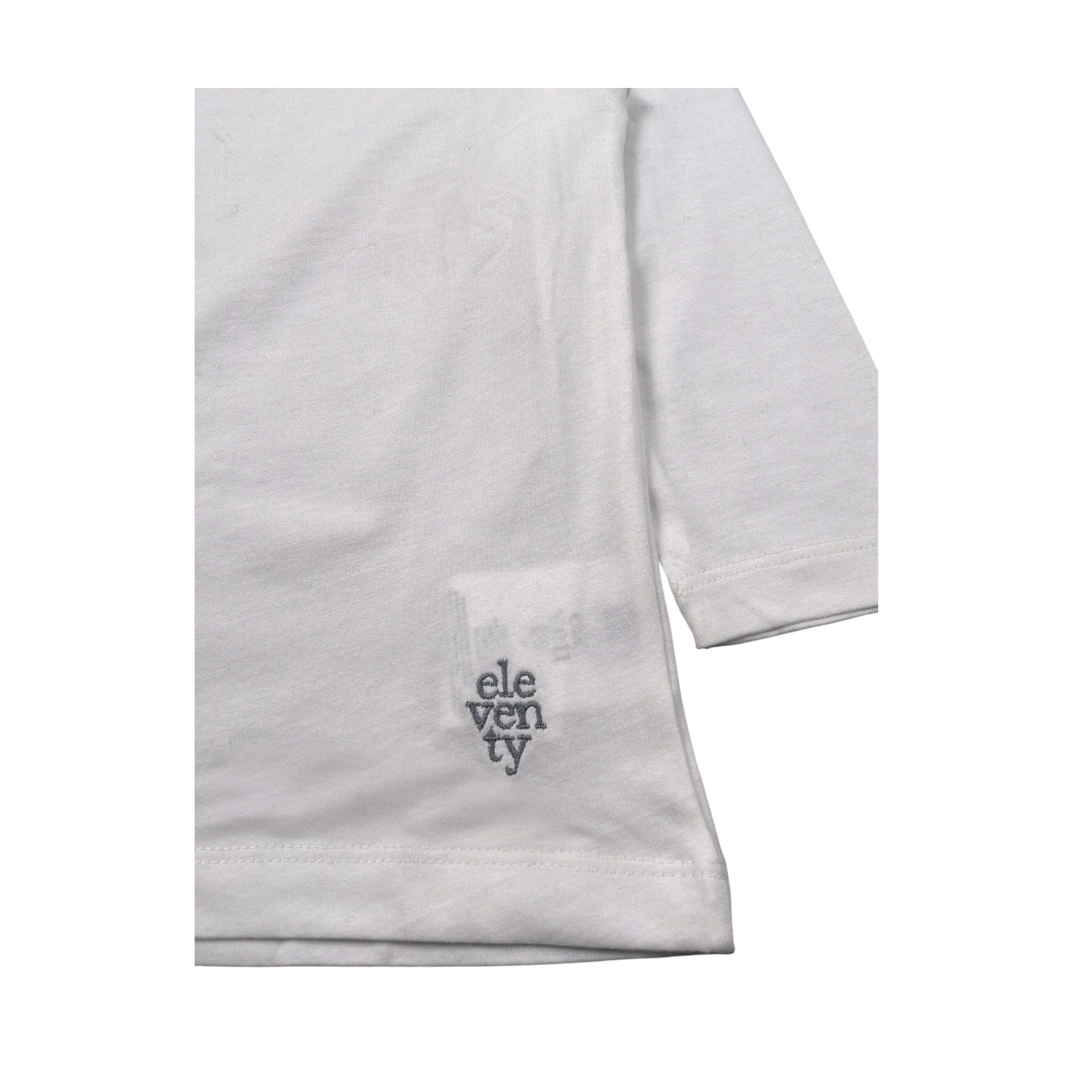 Eleventy Shirt tinta unita Girocollo Bianco per Neonato ET8P10 BIANCO ELEVENTY 