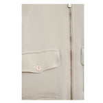 Eleventy Felpa con Zip tinta unita Beige per Bambina EU2A17 BEIGE ELEVENTY 