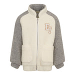 Eleventy Felpa Modello Teddy Bicolore con Zip Grigio/Panna per Bambino EX2P27 GRIGIO/PANNA ELEVENTY 
