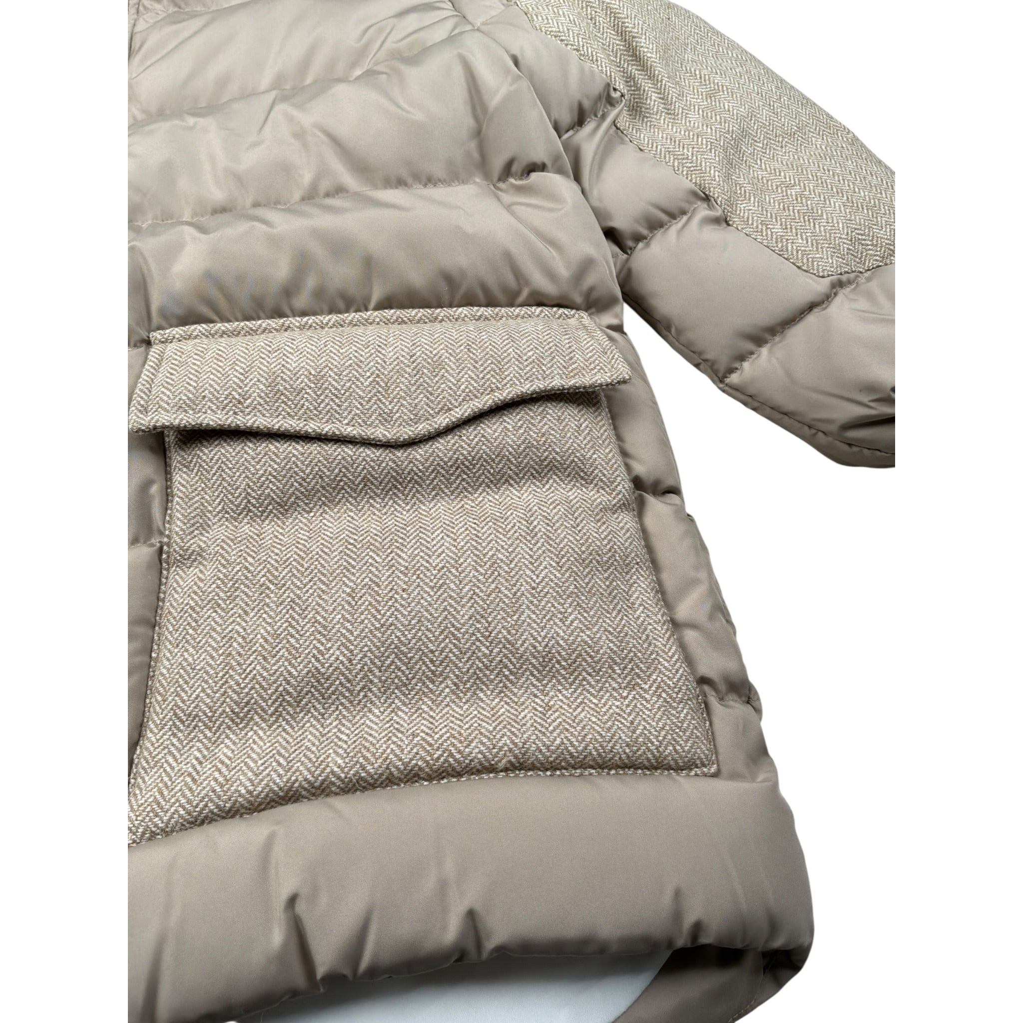 Eleventy Giubbino tinta unita con Cappuccio Beige per Bambina EX2P90 BEIGE ELEVENTY 
