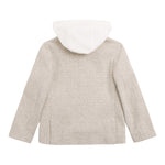 Eleventy Giacca tinta unita con Finta Felpa Beige per Bambino EX2Q24X BEIGE ELEVENTY 