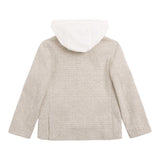 Eleventy Giacca tinta unita con Finta Felpa Beige per Bambino EX2Q24X BEIGE ELEVENTY 