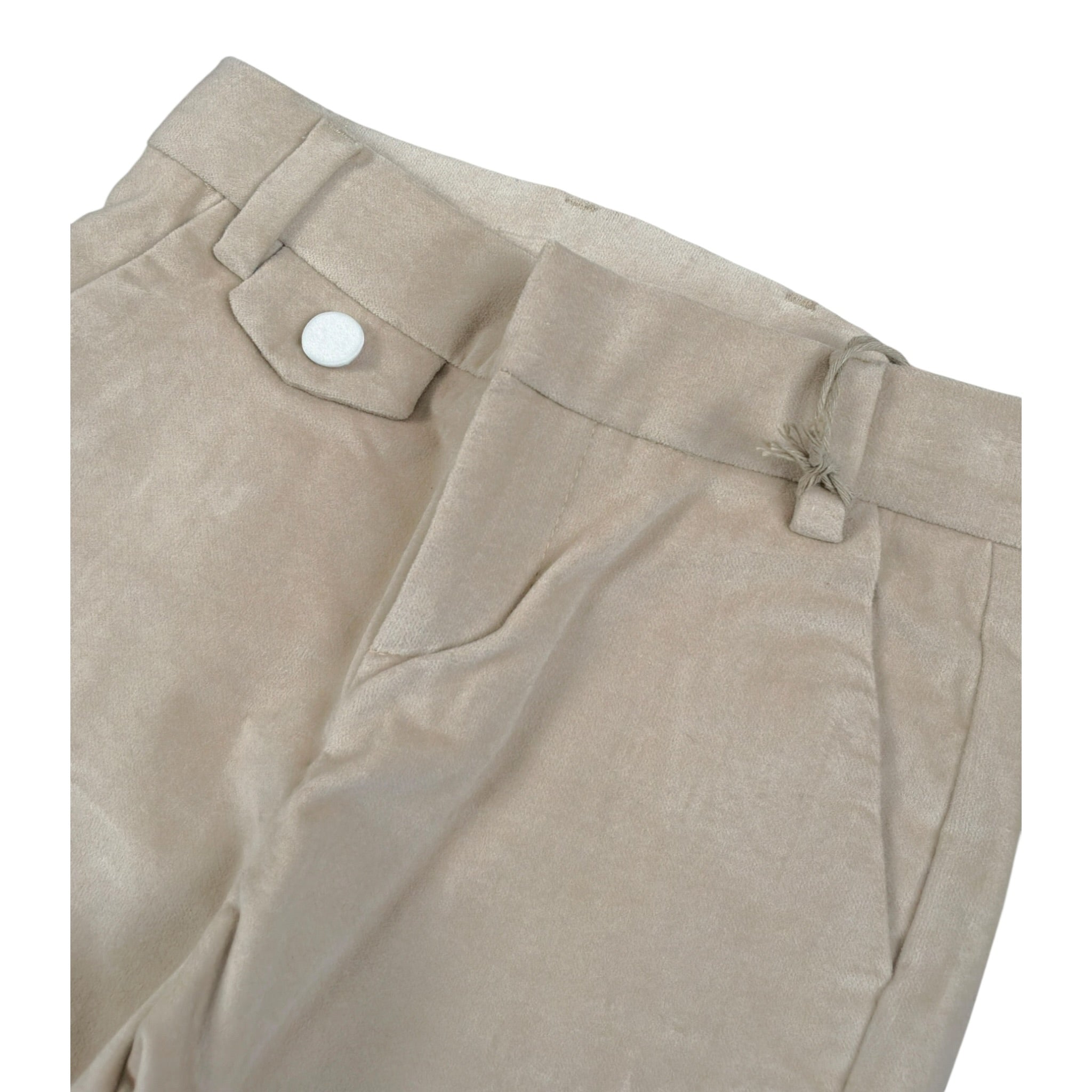 Eleventy Pantalone tinta unita In Velluto Beige per Bambino EX6Q40 BEIGE ELEVENTY 