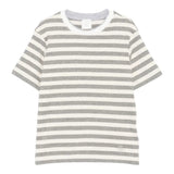 Eleventy T-Shirt tinta unita con Fantasia A Righe Panna per Bambina EX8P01 PANNA ELEVENTY 