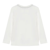 Eleventy Shirt Girocollo tinta unita con Stampa Bianco per Bambino EX8P20 BIANCO ELEVENTY 