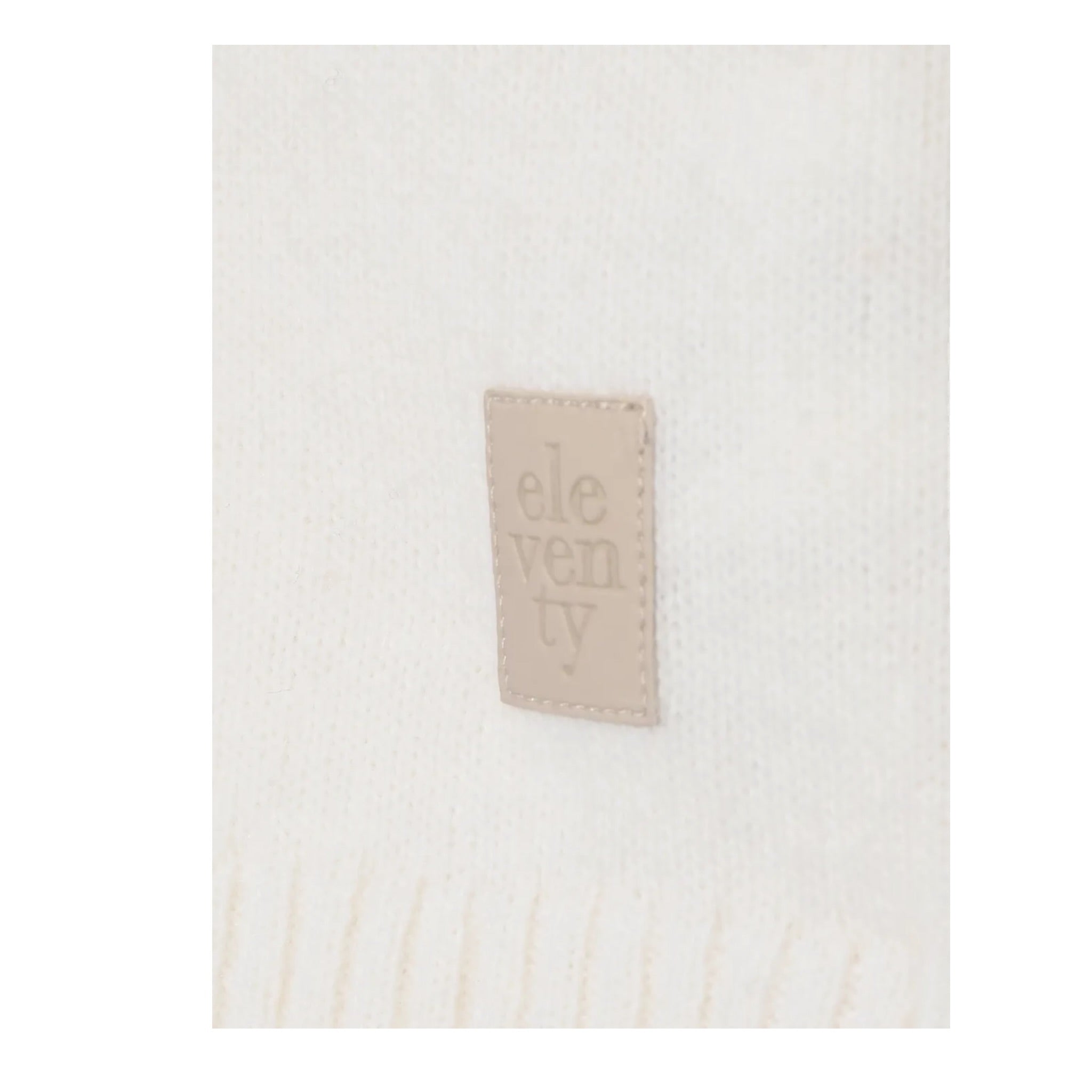 Eleventy Maglia tinta unita con Cappuccio Panna per Bambino EX9P30 PANNA ELEVENTY 