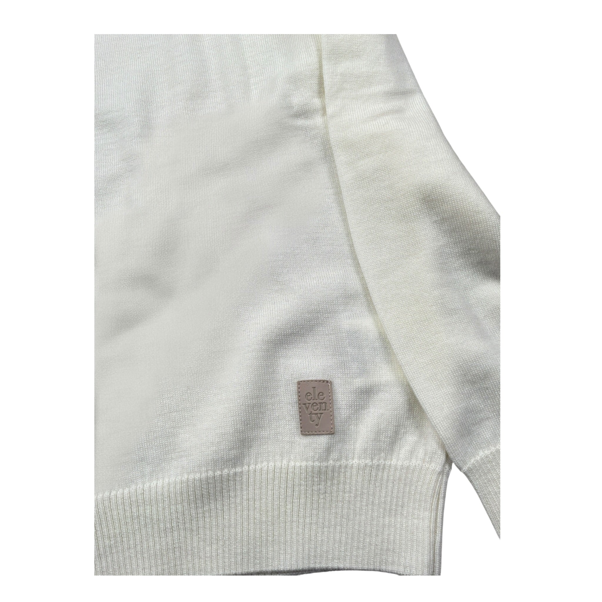 Eleventy Maglia Collo Alto tinta unita Panna per Bambino EX9P70 PANNA ELEVENTY 