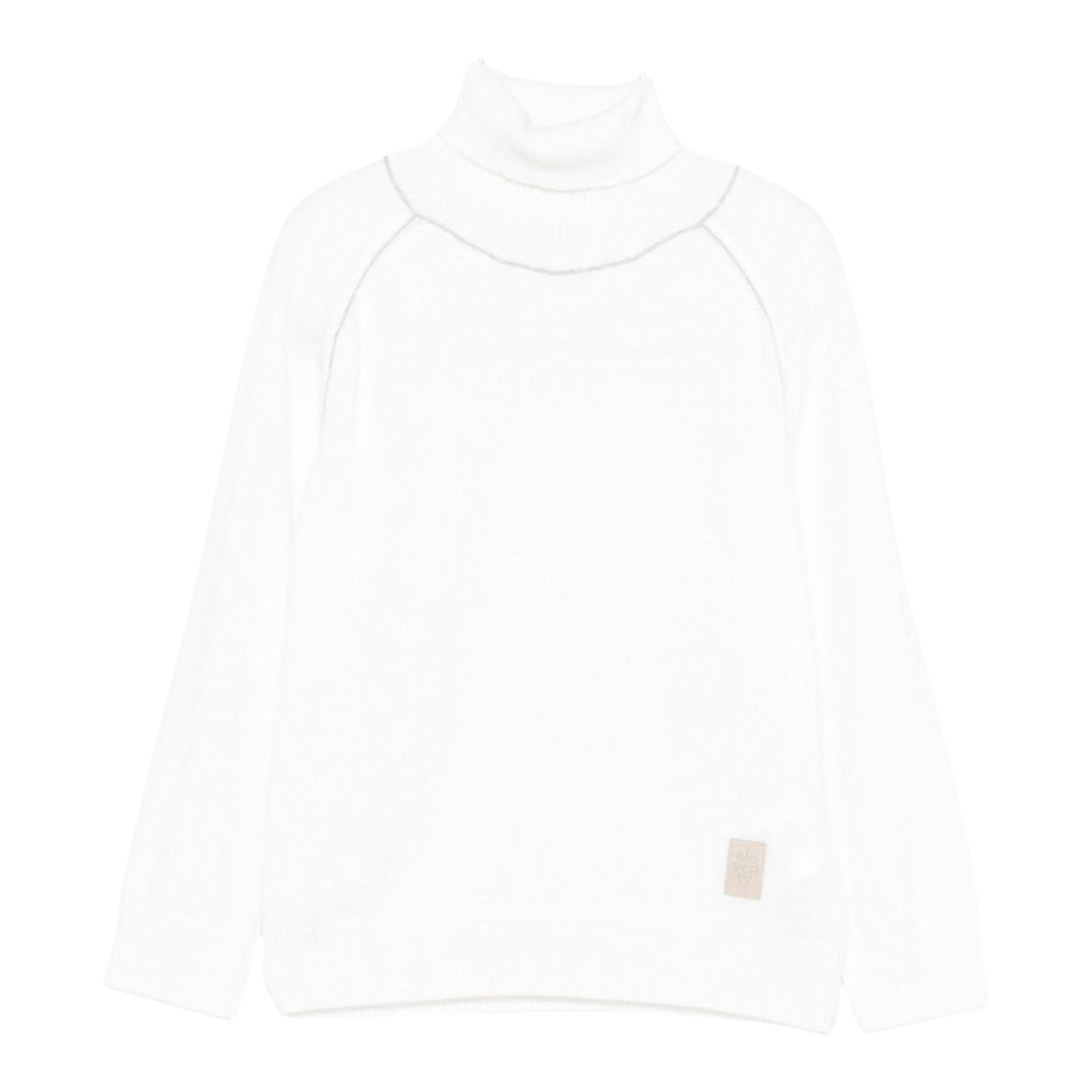 Eleventy Maglia Collo Alto tinta unita Bianco per Bambino EX9P70XX BIANCO ELEVENTY 