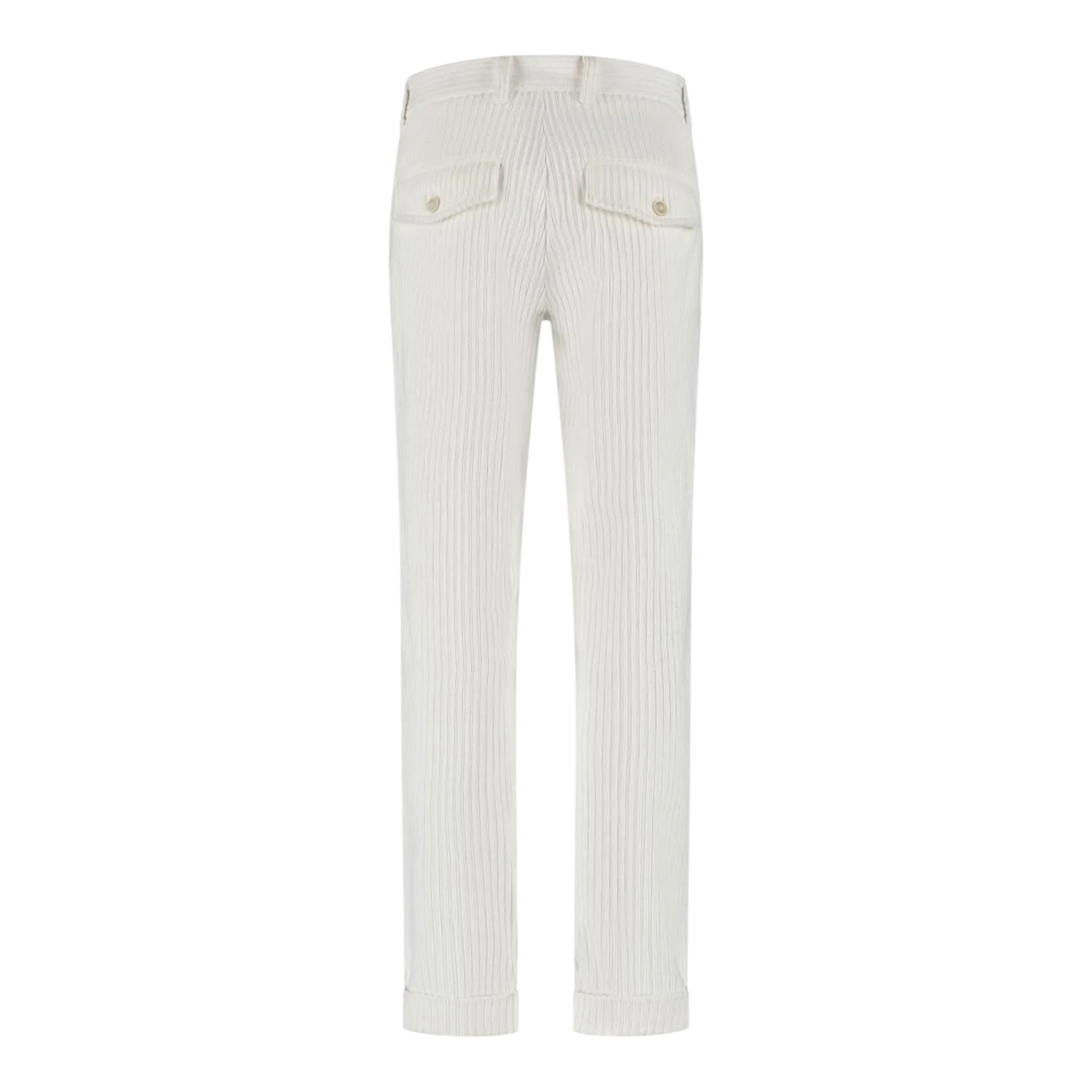 pantalone tinta unita in camoscio EX6P00V0162 PANNA ELEVENTY 