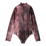 Elisabetta Franchi Body tinta unita con Fantasia Bordeaux per Bambina EFBD006 BORDEAUX ELISABETTA FRANCHI 