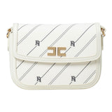 Elisabetta Franchi Borsa tinta unita con Loghi Panna per Bambina EFBO096 PANNA ELISABETTA FRANCHI 