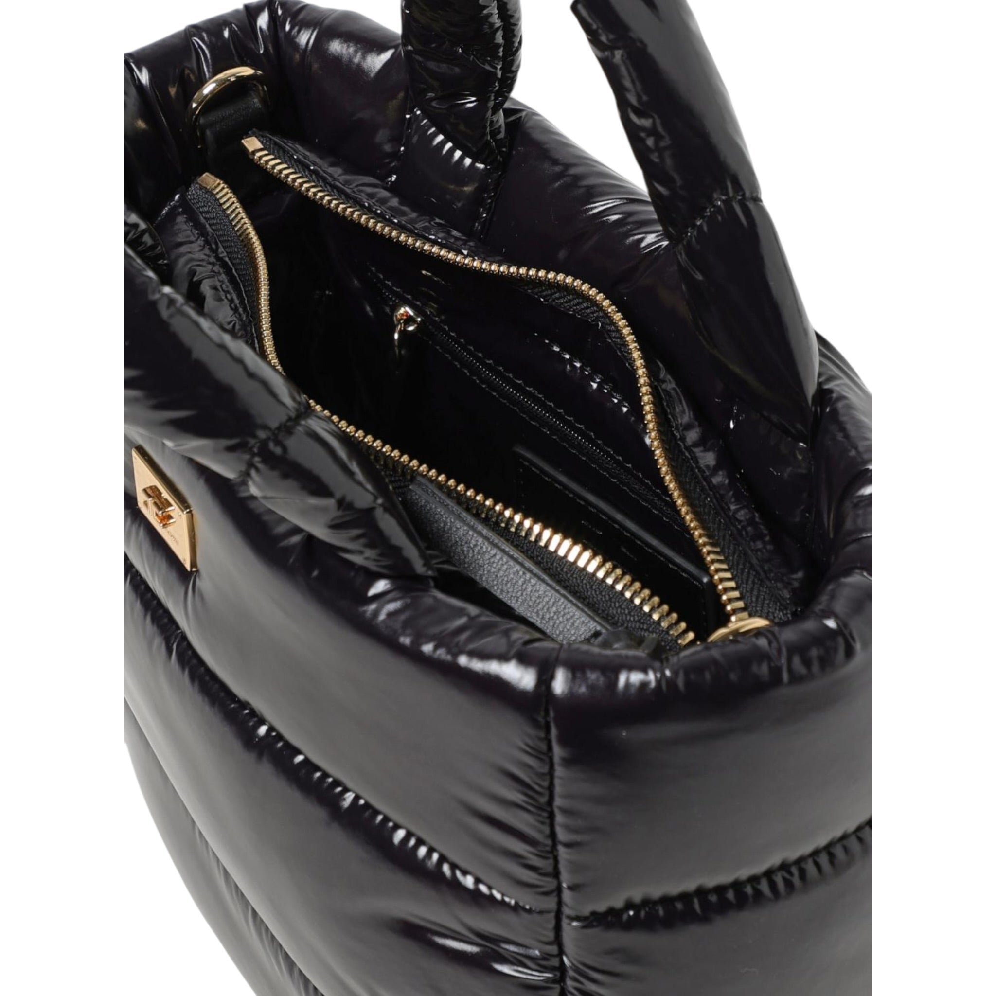 Elisabetta Franchi Borsa tinta unita con Logo Nero per Bambina EFBO098 NERO ELISABETTA FRANCHI 