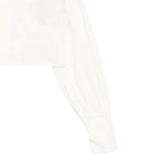 Elisabetta Franchi Camicia tinta unita con Ricamo Bianco per Bambina EFCA263 BIANCO ELISABETTA FRANCHI 