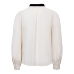 Elisabetta Franchi Camicia Manica Lunga tinta unita Panna per Bambina EFCA269 PANNA ELISABETTA FRANCHI 
