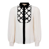 Elisabetta Franchi Camicia Manica Lunga tinta unita Panna per Bambina EFCA269 PANNA ELISABETTA FRANCHI 
