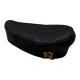 Elisabetta Franchi Cappello Modello Coppola tinta unita Nero per Bambina EFCP020 NERO ELISABETTA FRANCHI 