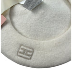 Elisabetta Franchi Cappello tinta unita con Logo Panna per Bambina EFCP028 PANNA ELISABETTA FRANCHI 