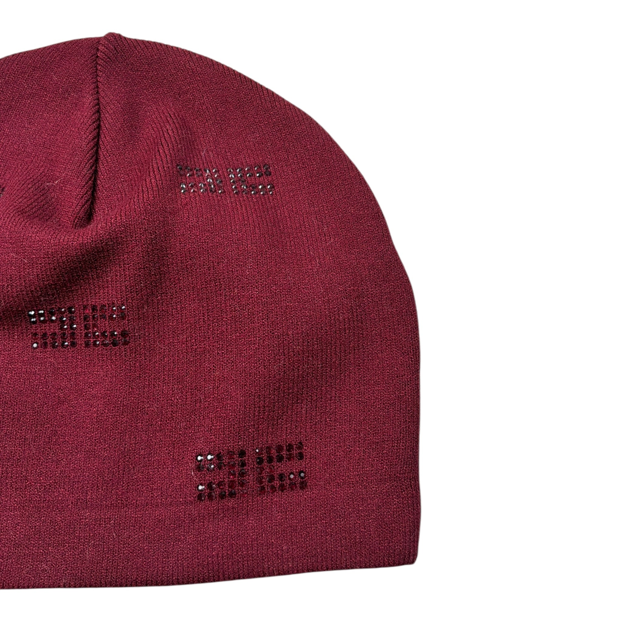 Elisabetta Franchi Cappello tinta unita con Brillantini Bordeaux per Bambina EFCP030 BORDEAUX ELISABETTA FRANCHI 