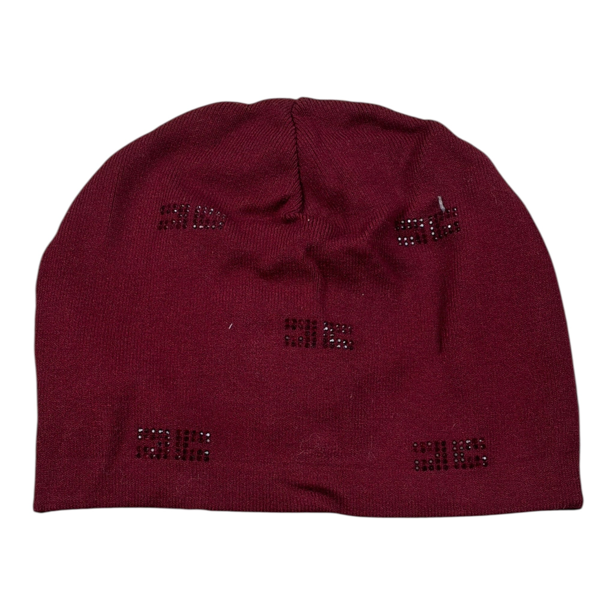 Elisabetta Franchi Cappello tinta unita con Brillantini Bordeaux per Bambina EFCP030X BORDEAUX ELISABETTA FRANCHI 