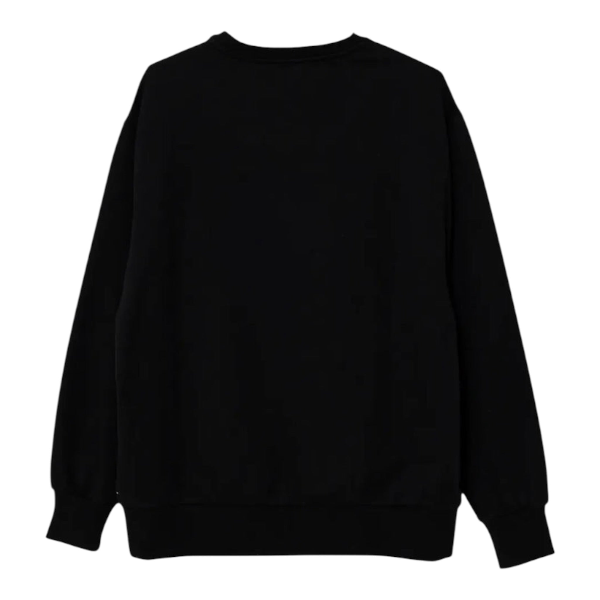 Elisabetta Franchi Felpa tinta unita con Applicazioni Girocollo Nero per Bambina EFFE149 NERO ELISABETTA FRANCHI 