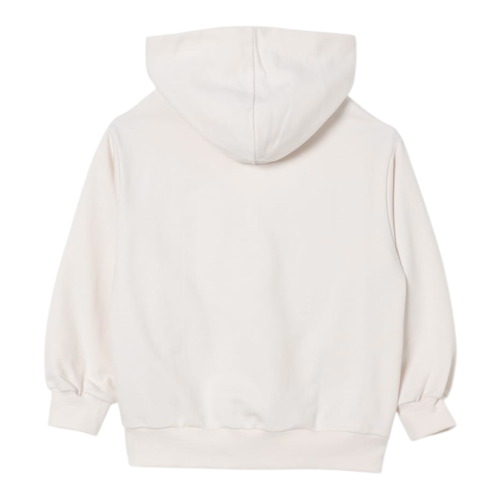 Elisabetta Franchi Felpa Chiusa con Cappuccio tinta unita Panna per Bambina EFFE156 PANNA ELISABETTA FRANCHI 