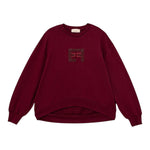 Elisabetta Franchi Felpa Chiusa Girocollo tinta unita Bordeaux per Bambina EFFE158X BORDEAUX ELISABETTA FRANCHI 