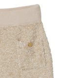 Elisabetta Franchi Gonna tinta unita con Elastico In Vita Beige per Bambina EFGO195 BEIGE ELISABETTA FRANCHI 