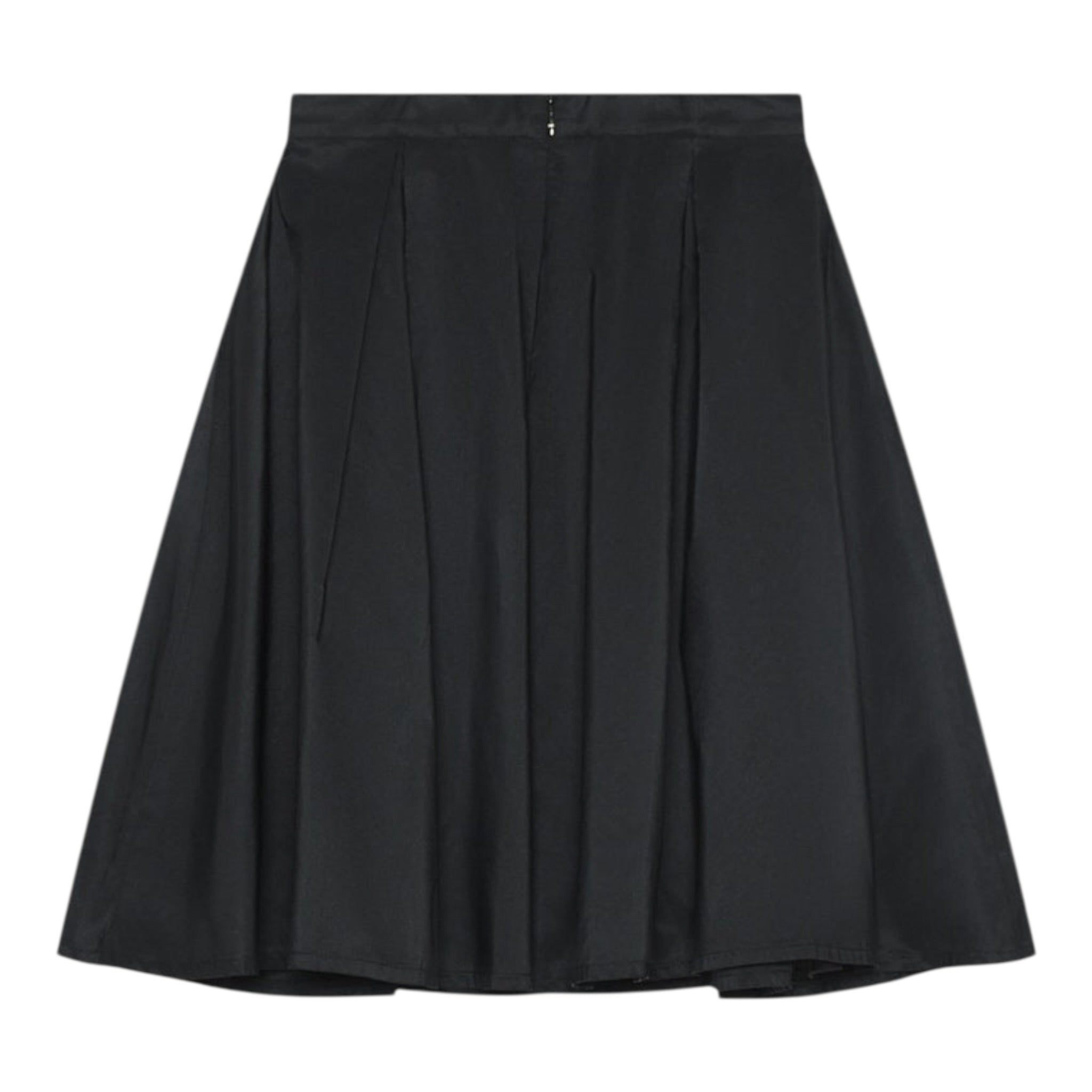 Elisabetta Franchi Gonna tinta unita con Logo Brillantinato Nero per Bambina EFGO198 NERO ELISABETTA FRANCHI 