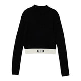 Elisabetta Franchi Maglia Mezzo Collo tinta unita Nero per Bambina EFMA173XX NERO ELISABETTA FRANCHI 