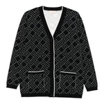 Elisabetta Franchi Cardigan tinta unita con Logo Nero per Bambina EFMA182 NERO ELISABETTA FRANCHI 