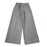 Elisabetta Franchi Pantalone A Palazzo tinta unita Grigio per Bambina EFPA248 GRIGIO ELISABETTA FRANCHI 