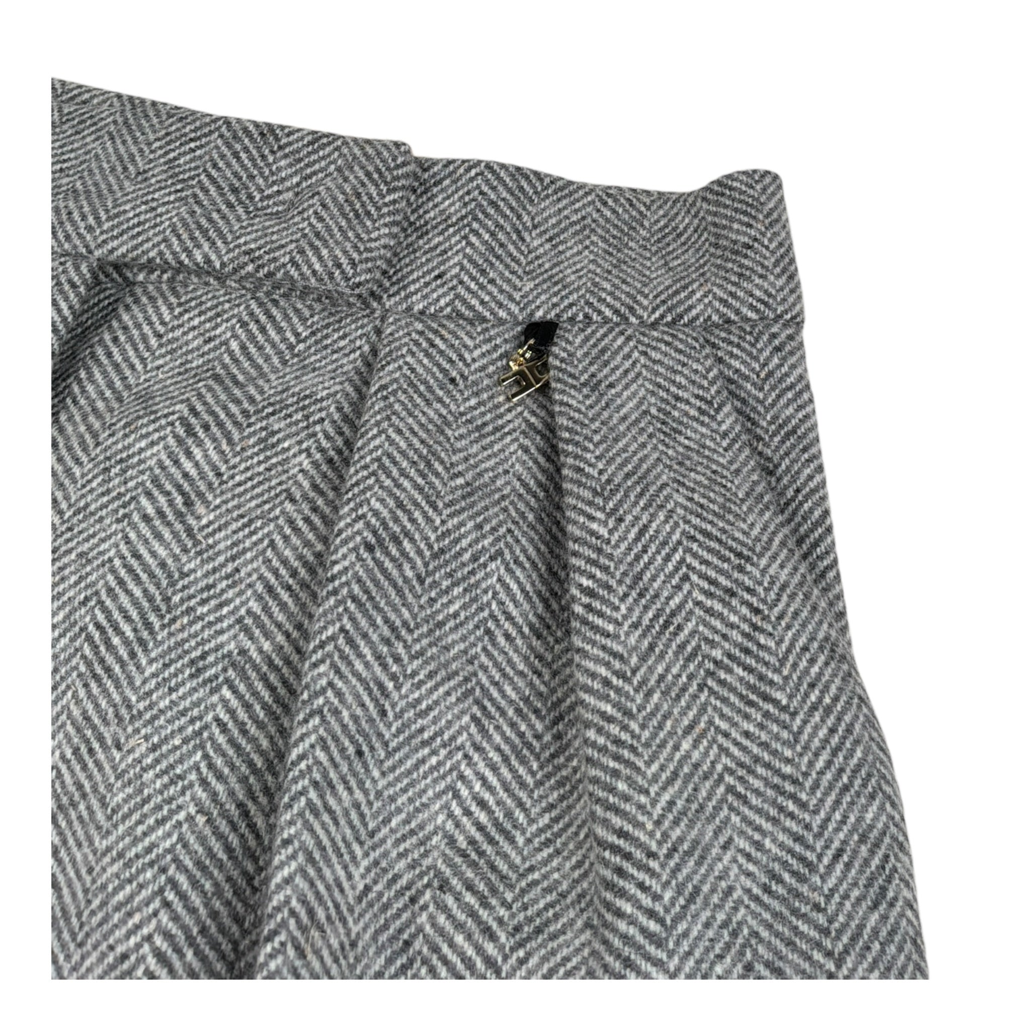 Elisabetta Franchi Pantalone A Palazzo tinta unita Grigio per Bambina EFPA248 GRIGIO ELISABETTA FRANCHI 