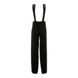 Elisabetta Franchi Pantalone tinta unita con Bretelle Nero per Bambina EFPA265 NERO ELISABETTA FRANCHI 