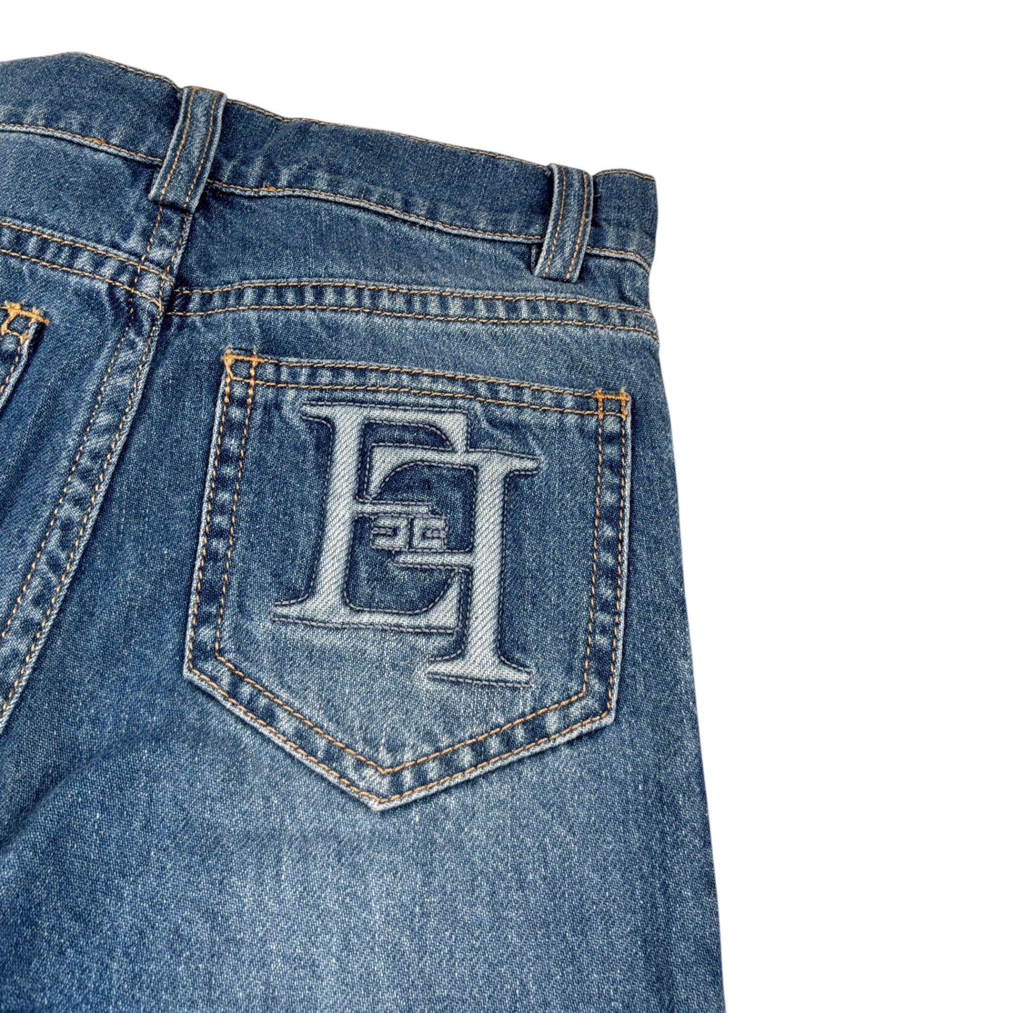 Elisabetta Franchi Jeans tinta unita con 5 Tasche Azzurro per Bambina EFPA290X AZZURRO ELISABETTA FRANCHI 