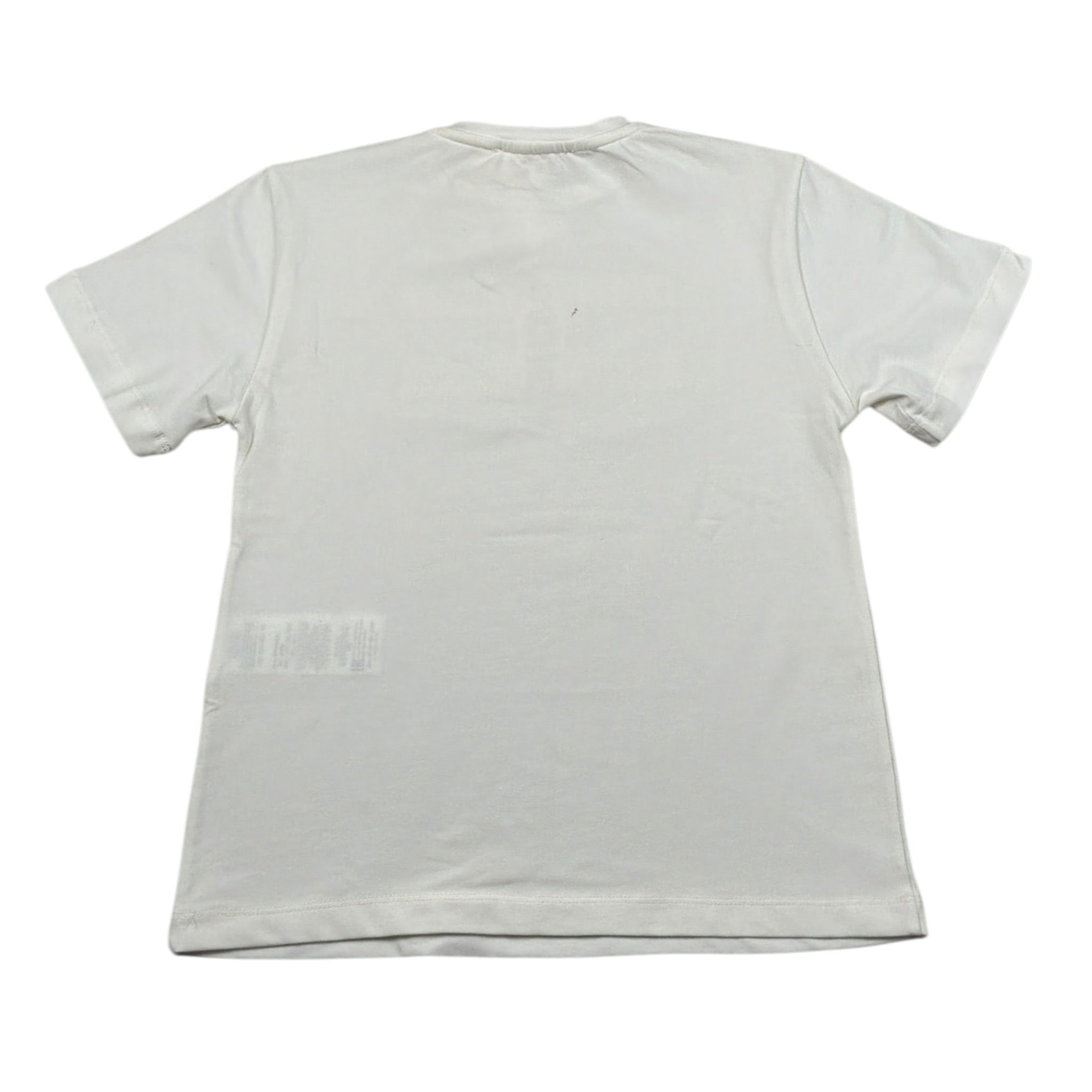 Elisabetta Franchi T-Shirt Girocollo tinta unita con Logo Panna per Bambina EFTS242 PANNA ELISABETTA FRANCHI 