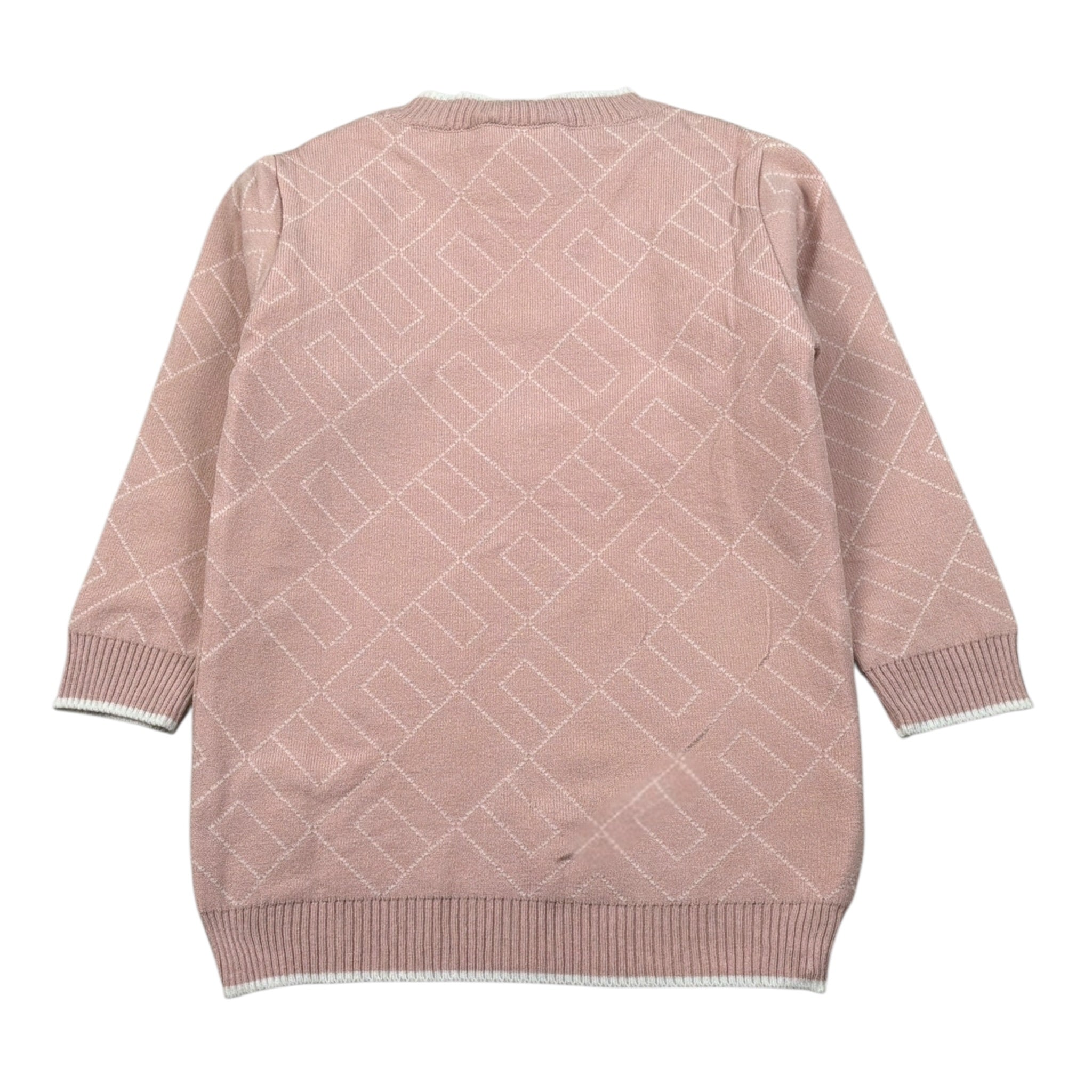 Elisabetta Franchi Abito Manica Lunga tinta unita Rosa per Neonata EGAB217CN ROSA ELISABETTA FRANCHI 