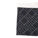Elisabetta Franchi Short tinta unita con Stampa Nero per Neonata EGBE024X NERO ELISABETTA FRANCHI 