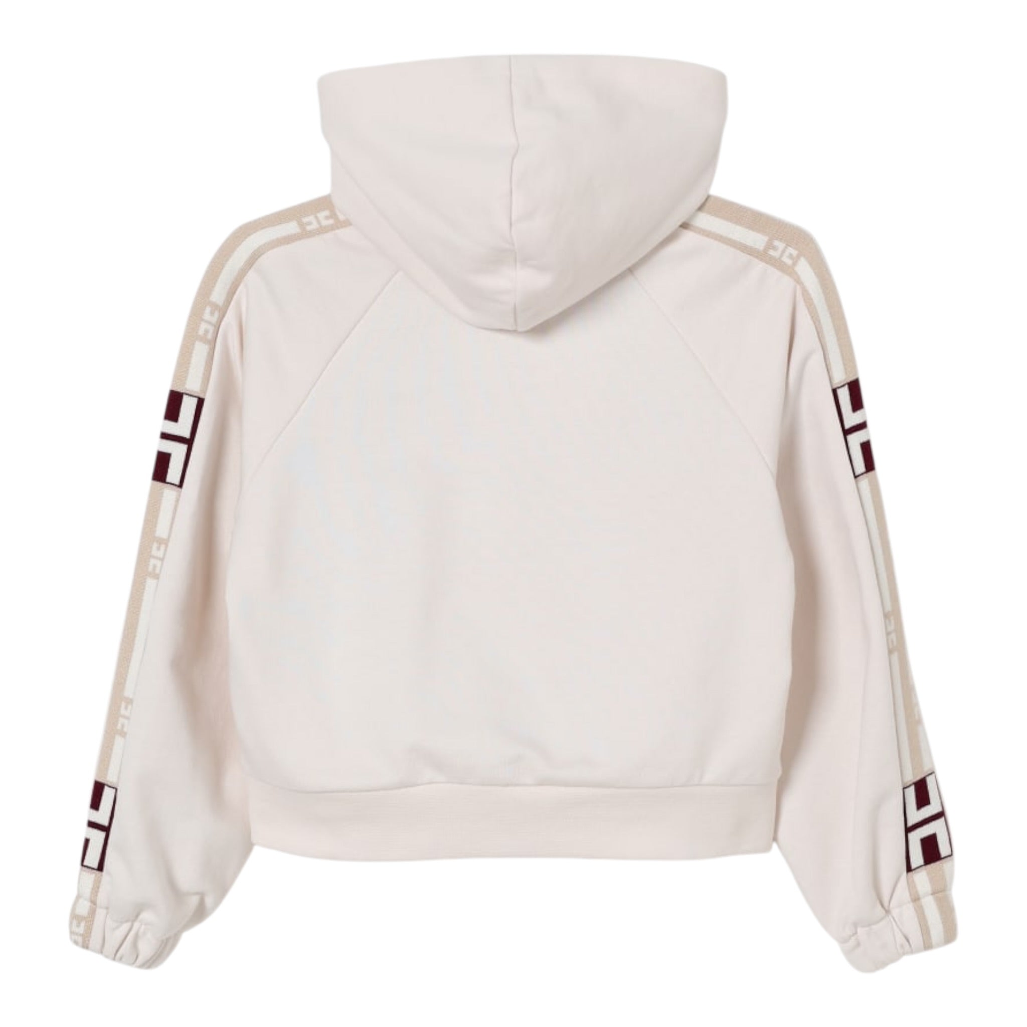 Elisabetta Franchi Felpa con Zip E Cappuccio Tjnta Unita Panna per Neonata EGFE057 PANNA ELISABETTA FRANCHI 