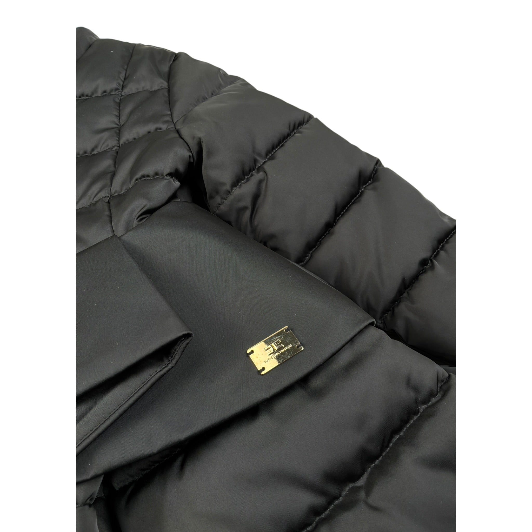 Elisabetta Franchi Giubbino tinta unita Nero per Neonata EGGB036 NERO ELISABETTA FRANCHI 