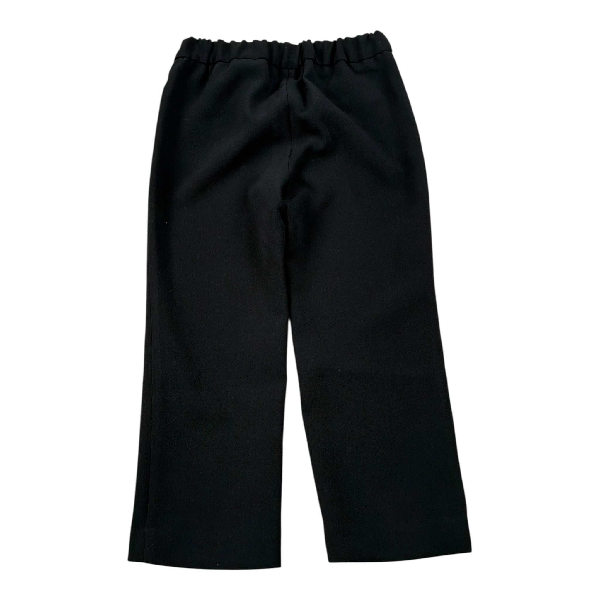 Elisabetta Franchi Pantalone tinta unita con Tasche Nero per Bambina EGPA086 NERO ELISABETTA FRANCHI 