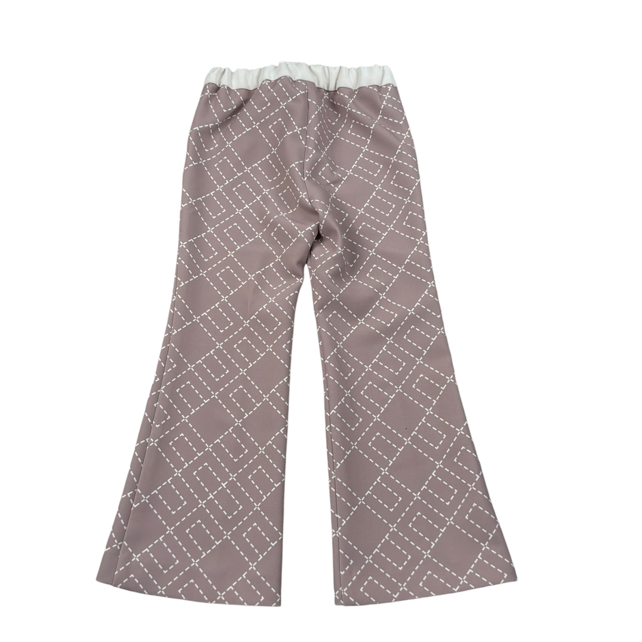 Elisabetta Franchi Pantalone tinta unita con Stampa Rosa per Neonata EGPA087N ROSA ELISABETTA FRANCHI 