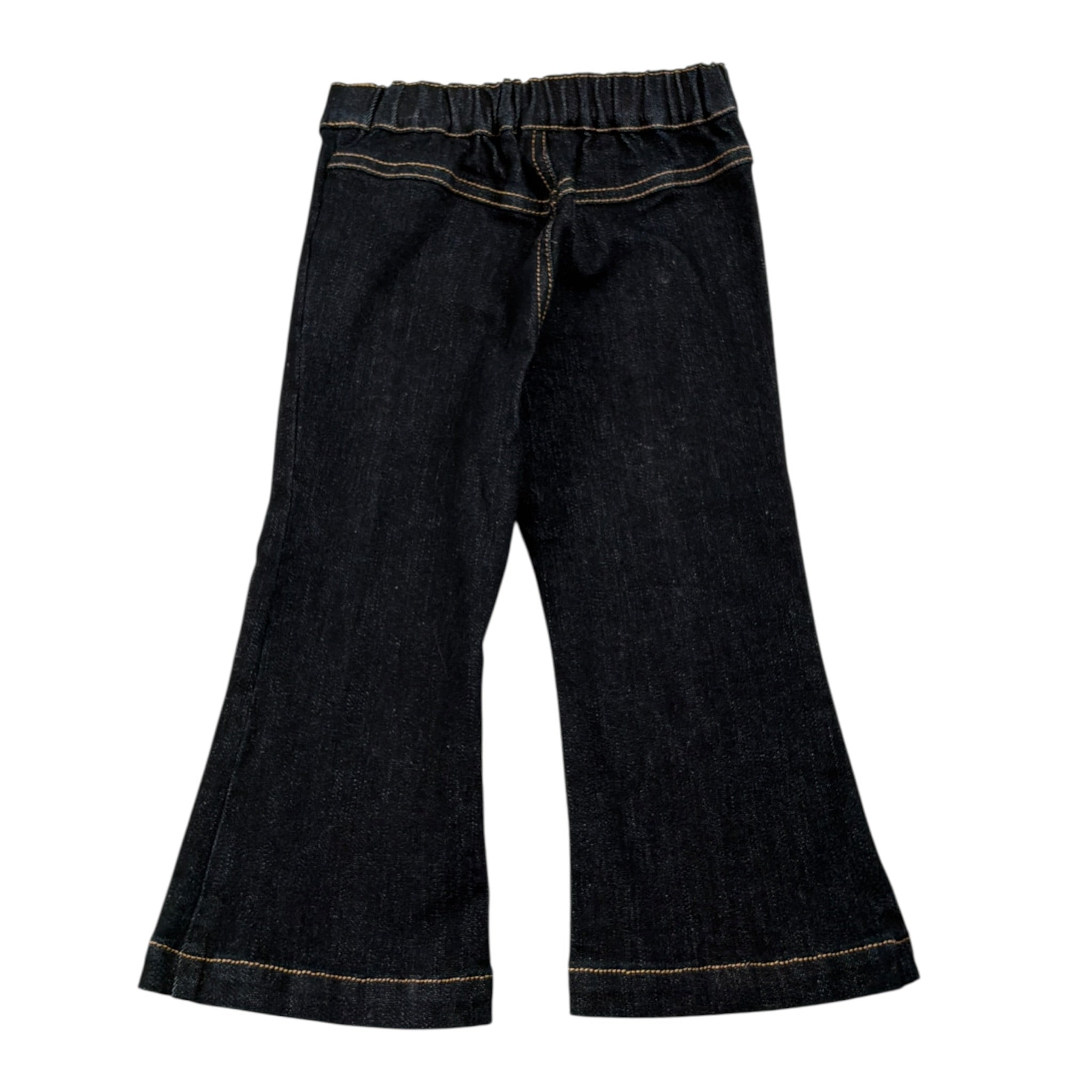 Elisabetta Franchi Jeans tinta unita Modello A Zampa Blu per Neonata EGPA089 BLU ELISABETTA FRANCHI 