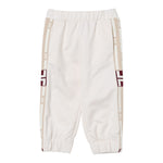 Elisabetta Franchi Pantalone Tuta tinta unita con Logo Panna per Bambina EGPA090J PANNA ELISABETTA FRANCHI 