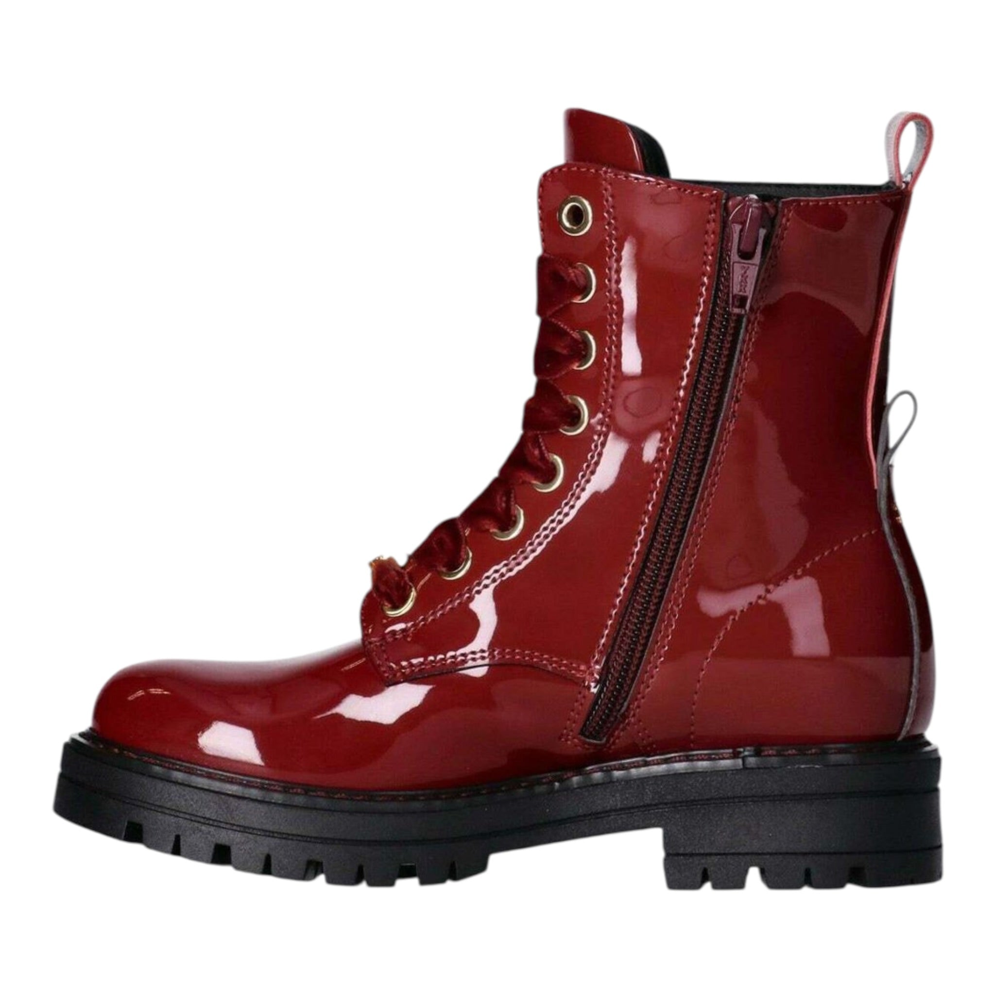 Elisabetta Franchi Stivali Tinta Uniita con Applicazioni Rosso per Bambina F4A5E0414 ROSSO ELISABETTA FRANCHI 