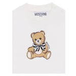 Moschino Felpa Chiusa Girocollo tinta unita Panna per Neonata MFFO2K PANNA MOSCHINO 