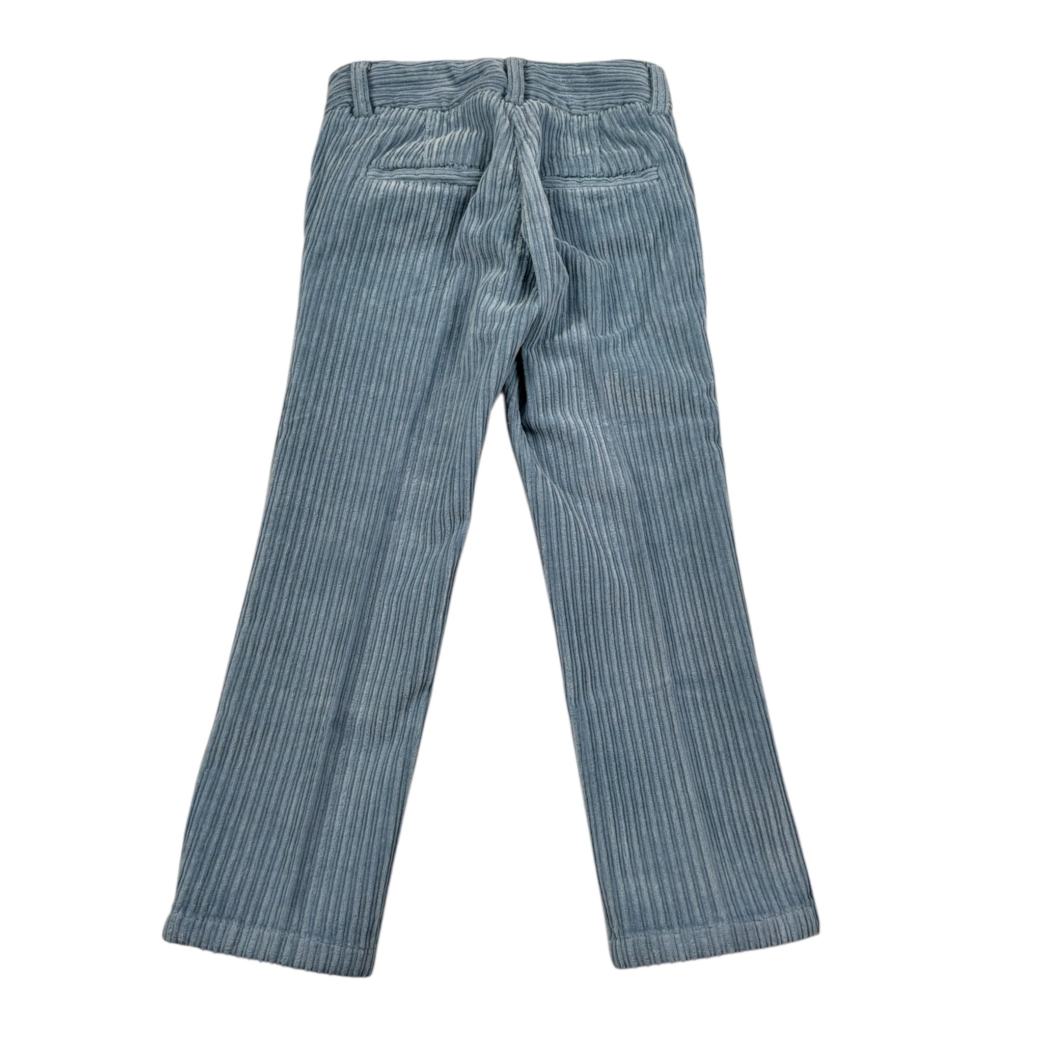 Emanuel Pris Pantalone tinta unita In Vellutto Azzurro per Neonato EPT6255BN AZZURRO EMANUEL PRIS 