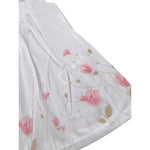 Emc Abito tinta unita con Stampa Fiori Bianco per Neonata AA4020 BIANCO EMC 