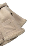 Emc Giubbino tinta unita con Zip E Cappuccio Beige per Neonato AV1235 BEIGE EMC 